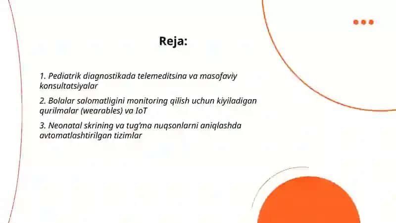 Bolalar diagnostikasida axborot texnologiyalari 2