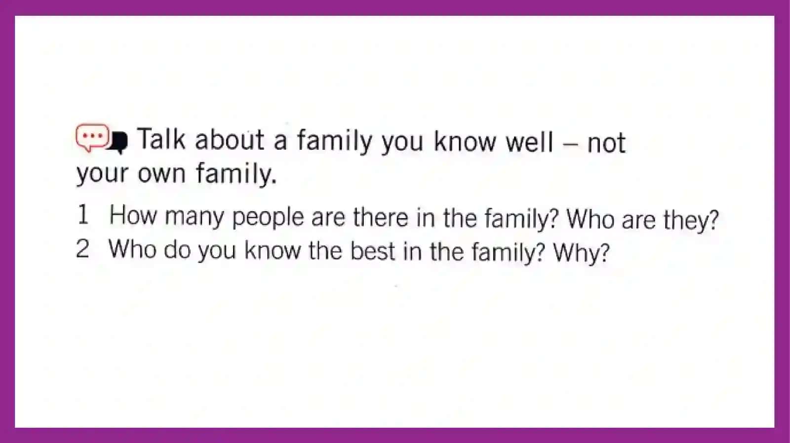 Look at the picture and answer the questions 2