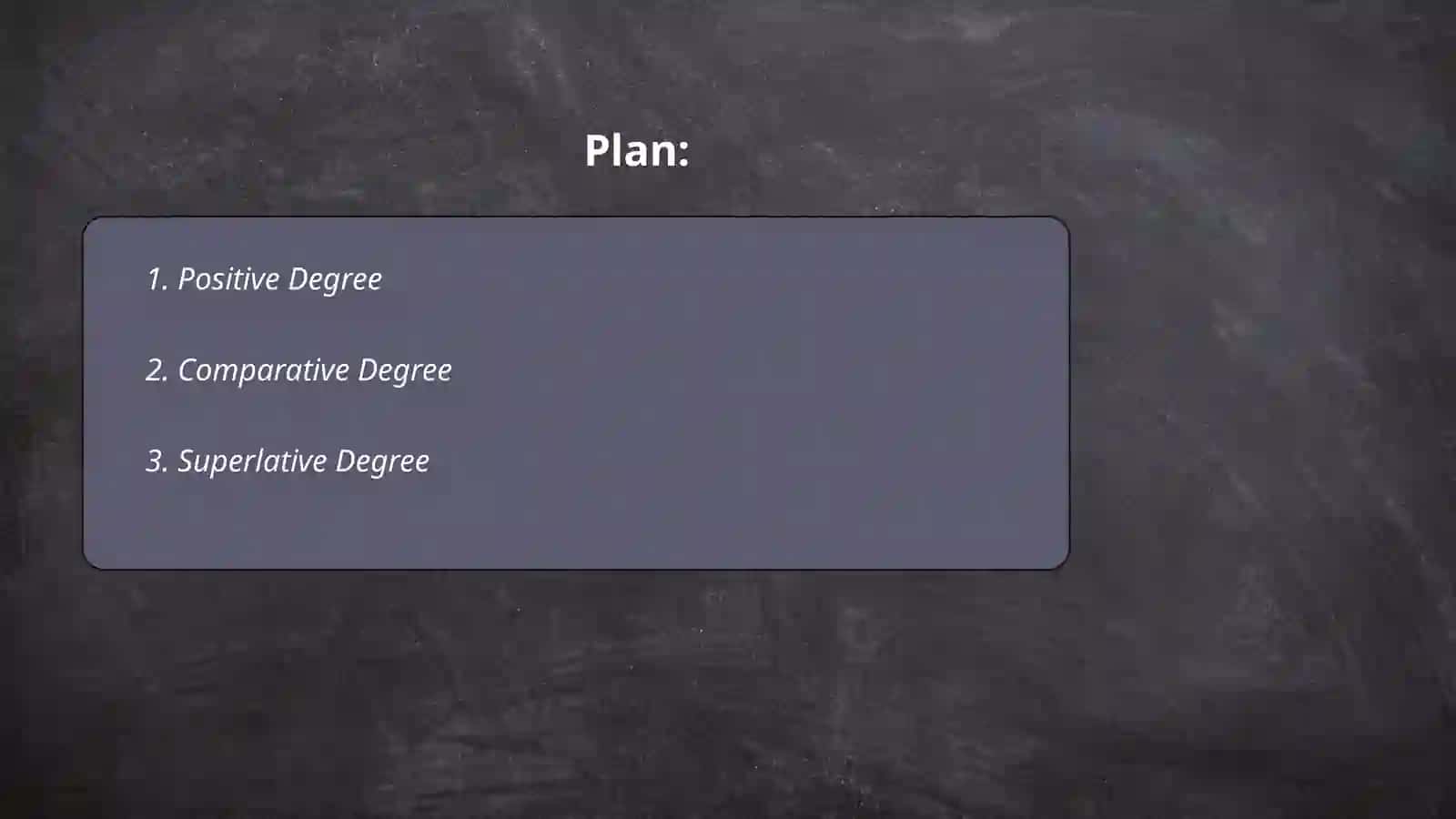 Degrees of comparison adjectives 2