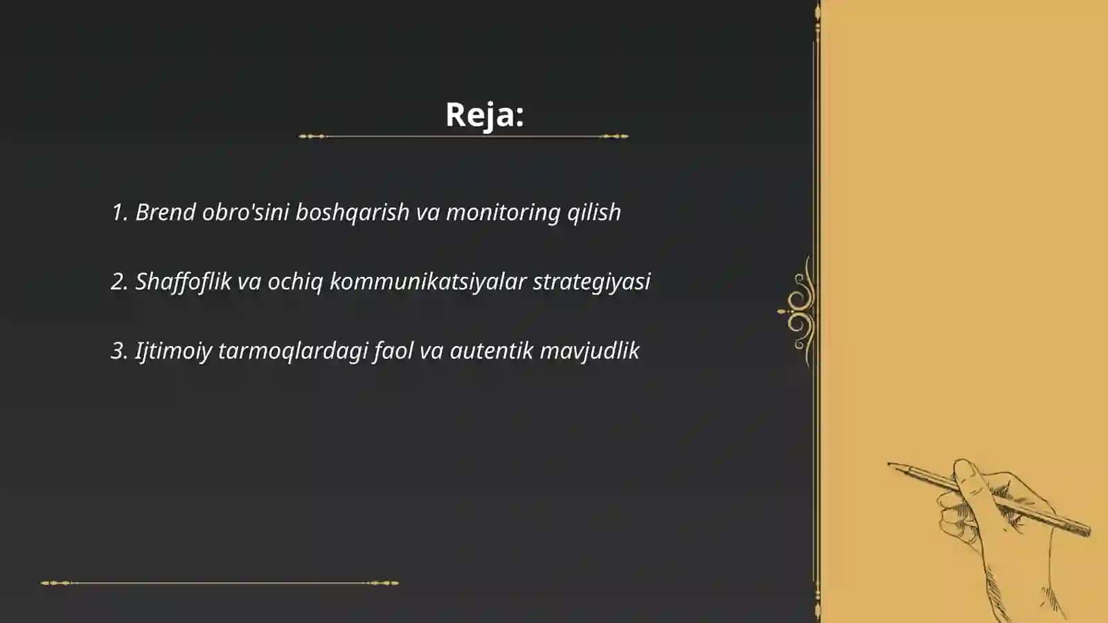PR orqali mehmonlar ishonchini oshirish usullari 2