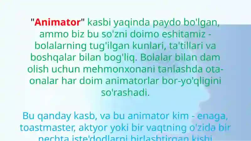 Animator Sifatida Ishlash Uchun Nimalar Kerak - Animator Kim 2