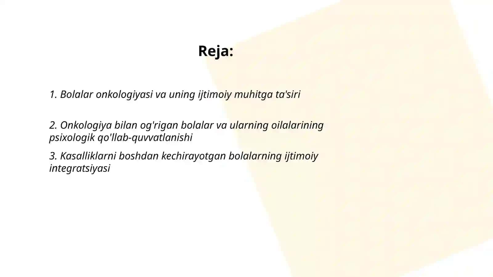 Bolalar onkologiyasining ijtimoiy-psixologik muammolari 2