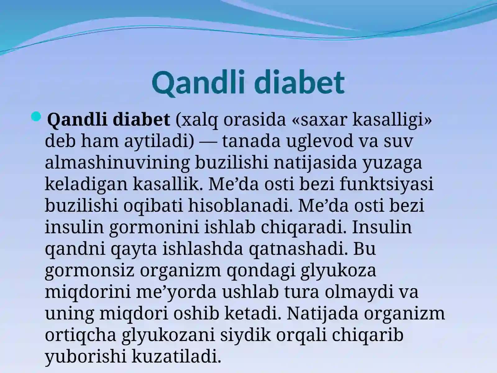 Qandli diabet 2