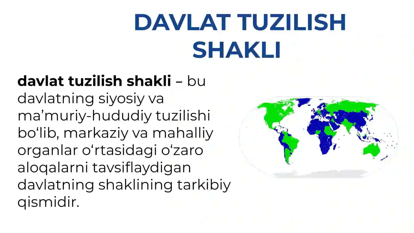 OʻZBEKISTONNING MAʼMURIY-HUDUDIY VA DAVLAT TUZILISHI 2