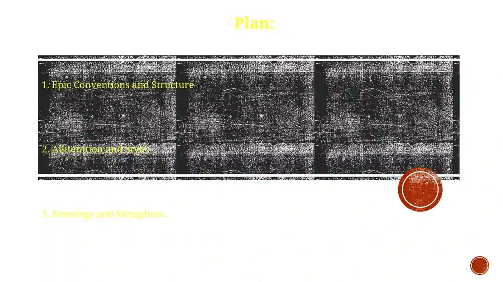 Беовулф, Epic Conventions and Structure 2