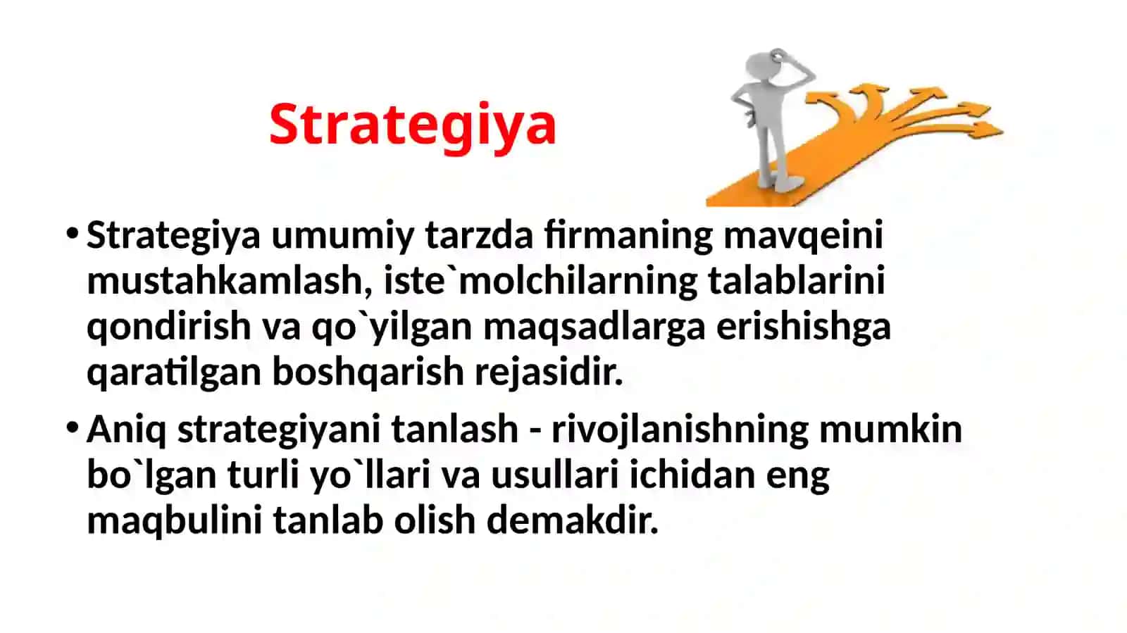 2-mavzu.Sanoat korxonalari rivojlanishining strategiyasini shakllantirish 2