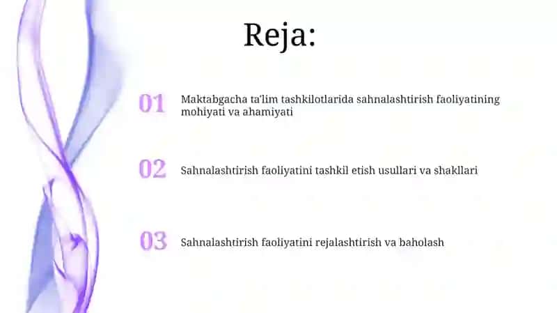 Maktabgacha talim tashkilotida sahnalashtirish faoliyati 2