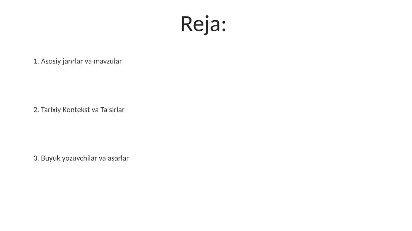ÓRTA ASRLAR ADABIYOTI 2