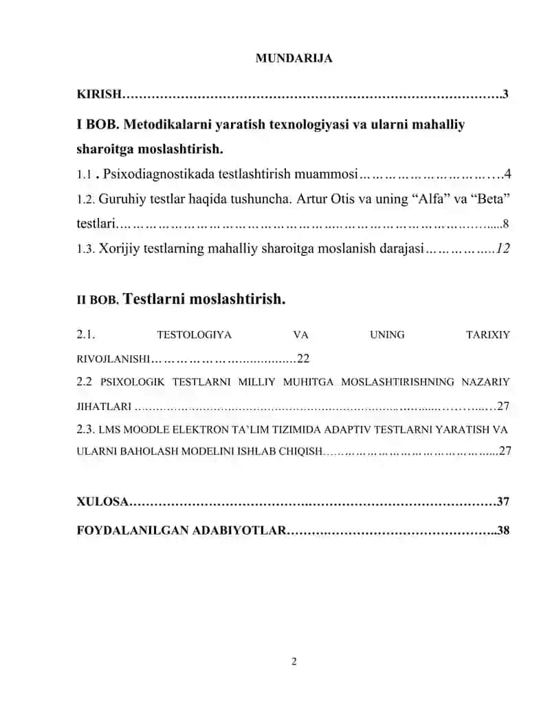 Metodikalarni yaratish texnologiyasi va ularni mahalliy sharoitga moslashtirish 2