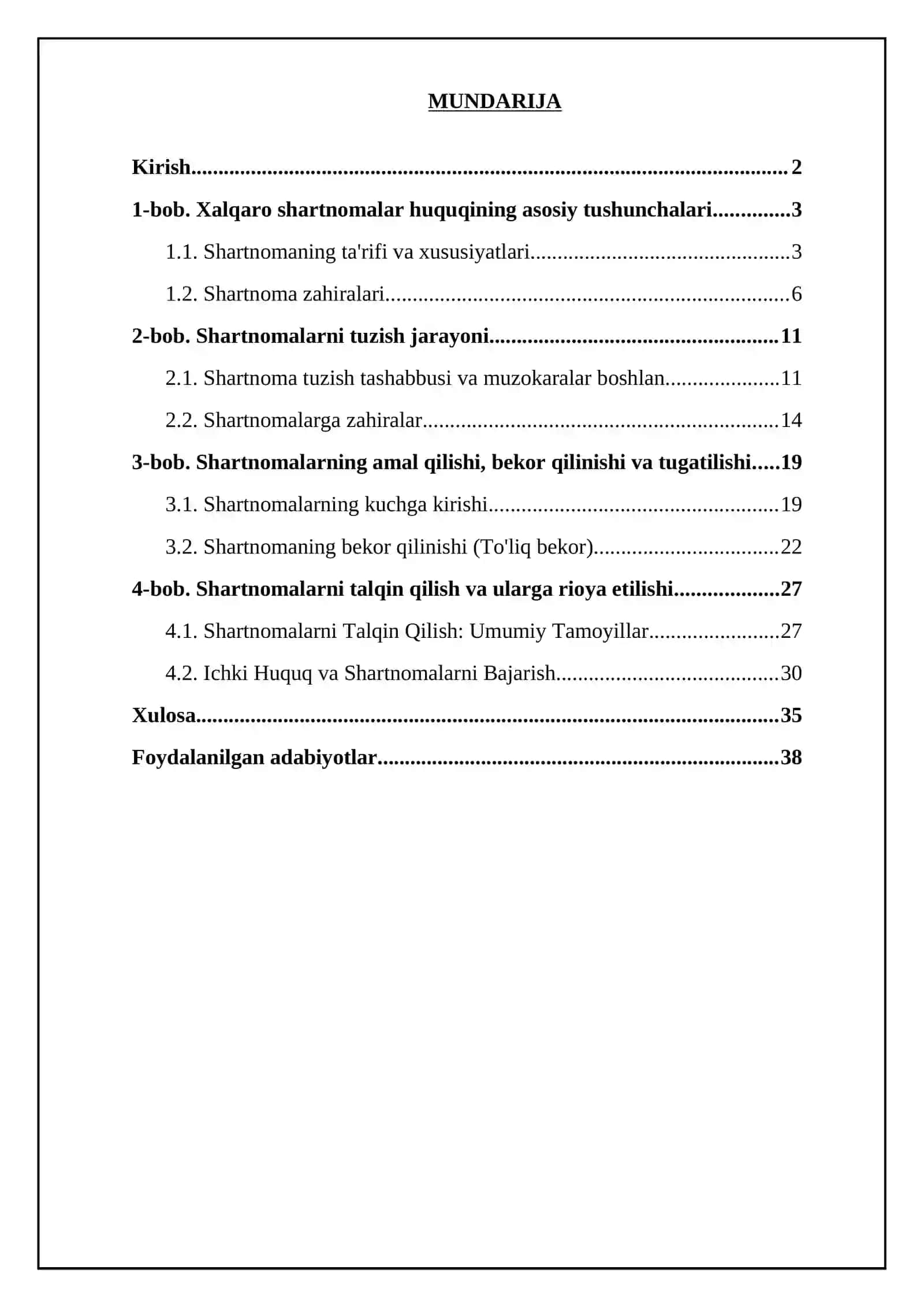 Xalqaro shartnomalar huquqi 2