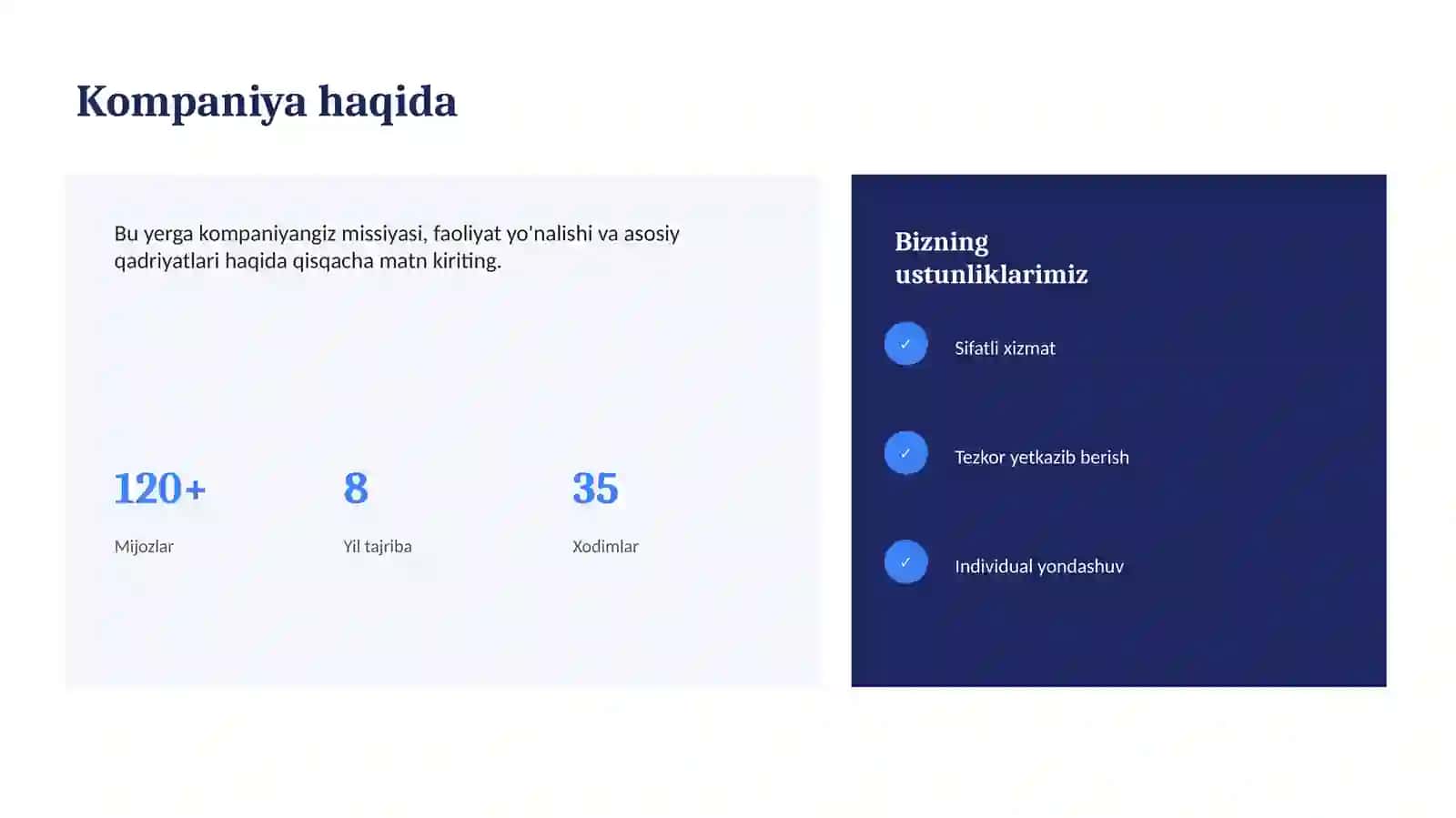 TAQDIMOT SHABLONI 2