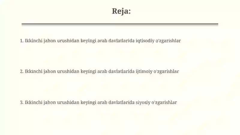 Sovuq urush davri va Arab davlatlaridagi ta’siri 2