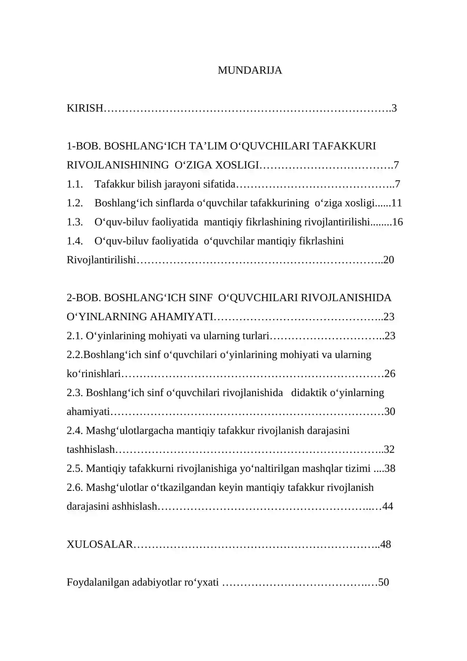 Boshlang‘ich sinf o‘quvchilarini didaktik o‘yinlar orqali mantiqiy fikrlashga o‘rgatish metodikasi 2