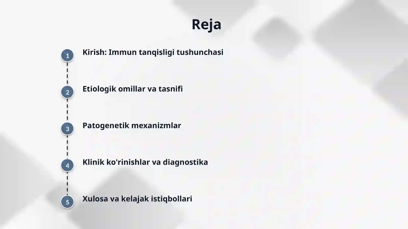 Immun tanqisligi kasalliklari patofiziologiyasi 2