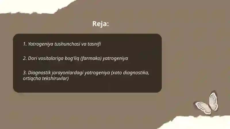 Yatrogeniya turlari. evtonaziya 2