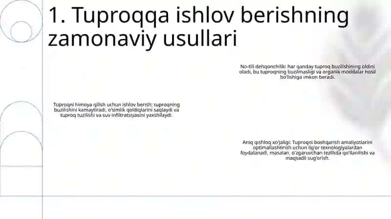 Tuproqqa Ishlov Berish Usullari Va Sifati 2