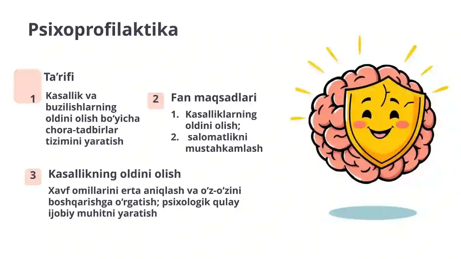 Psixoprofilaktika va reabilitatsiya 2