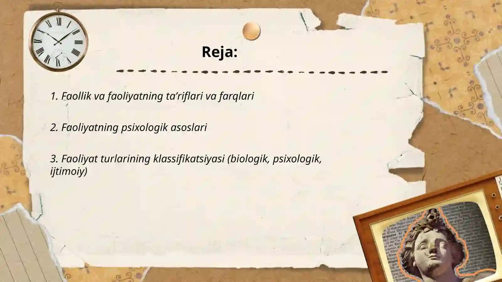 Faollik va faoliyat 2