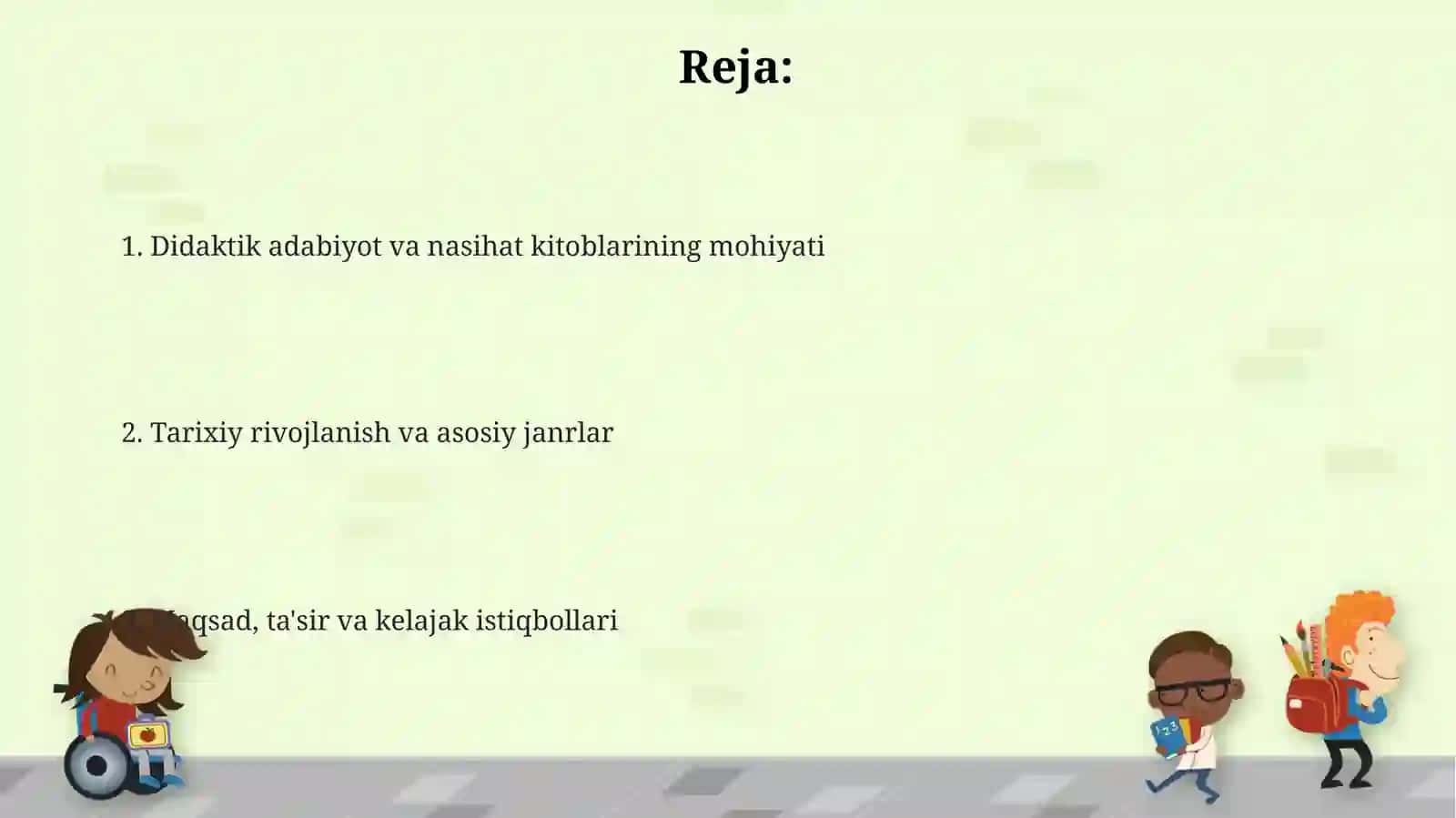 Didaktik adabiyot va pandnomalar 2
