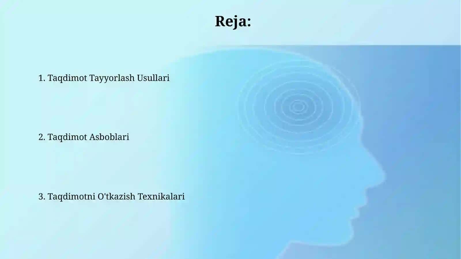 Taqdimot tayyorlash va taqdim etish usul va vositalari 2