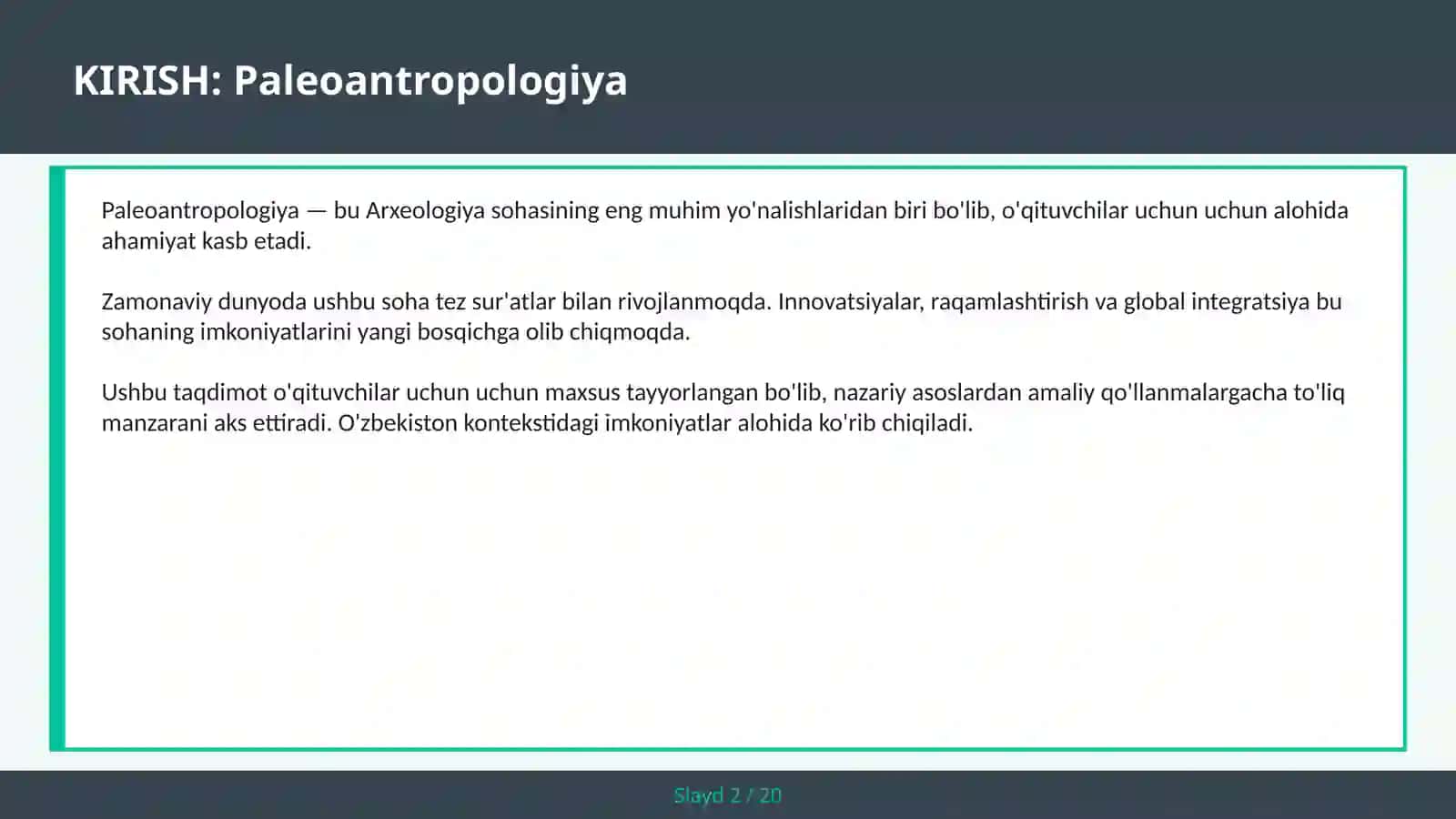 Paleoantropologiya 2