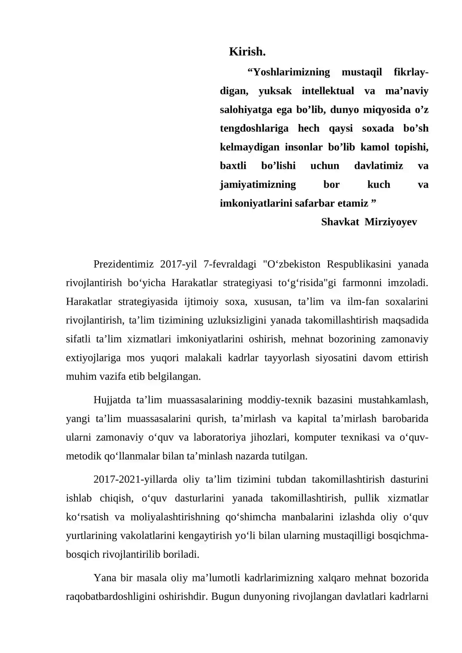 Yoshlarimizning mustaqil fikrlay-digan 2