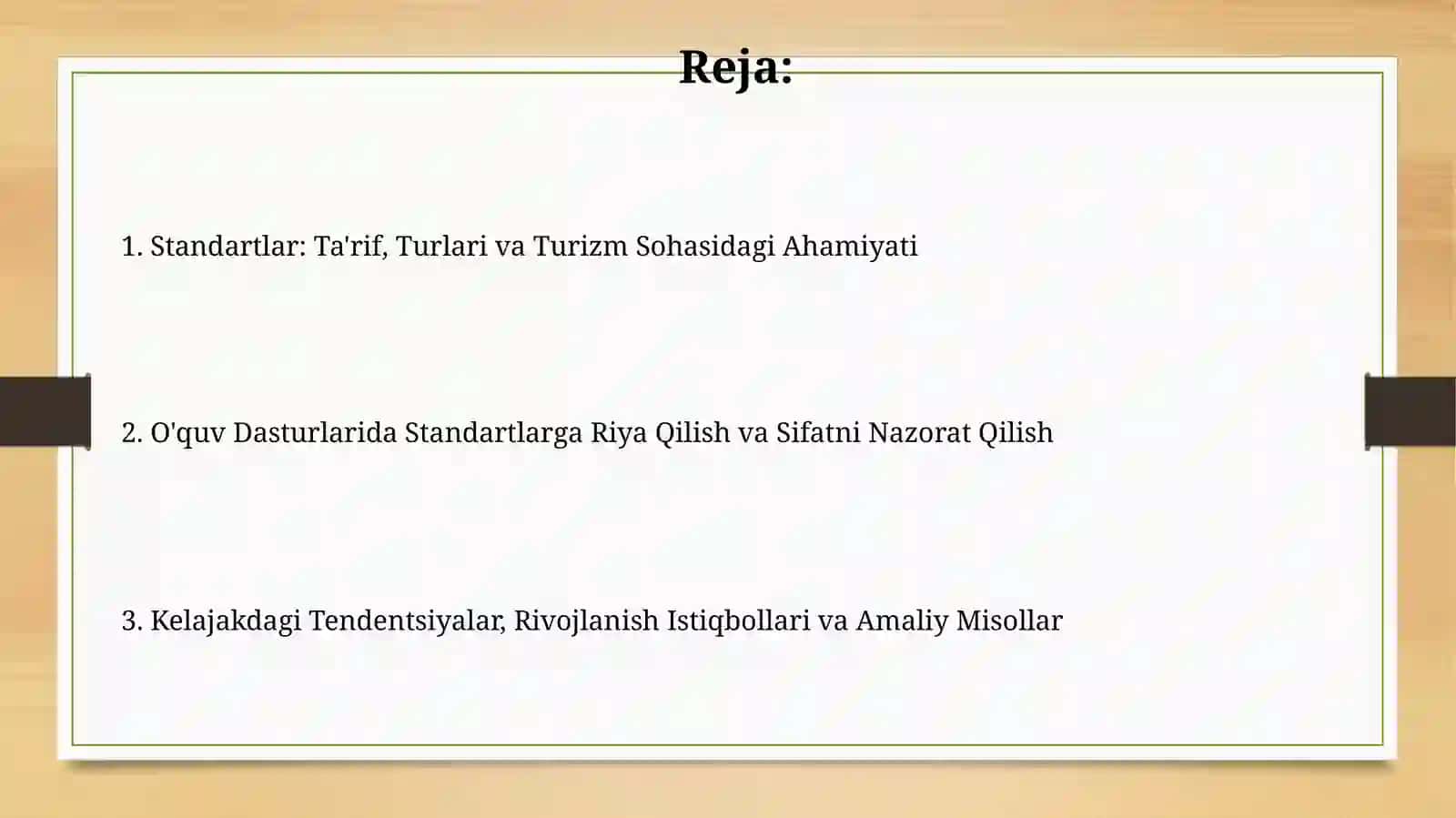 Standartlarga rioya qilishning ahamiyati 2