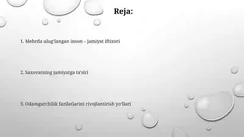 Mehrda ulug‘langan inson – jamiyat iftixori 2