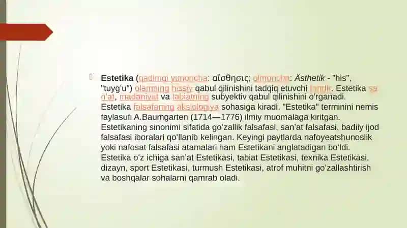 Estetika 2