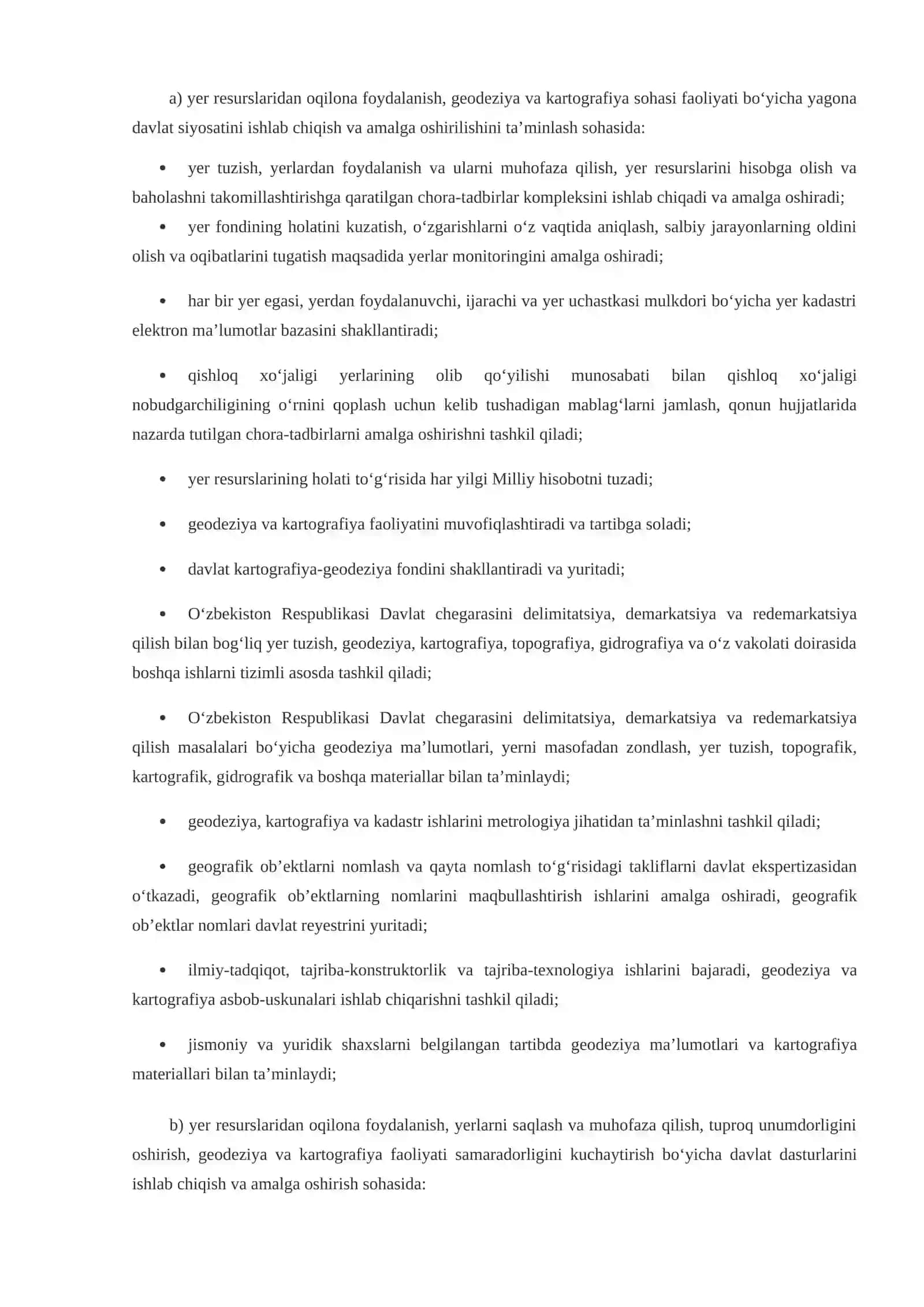 Davlat kadastrlari obe`ktlari va sube`ktlar tavsifi 2