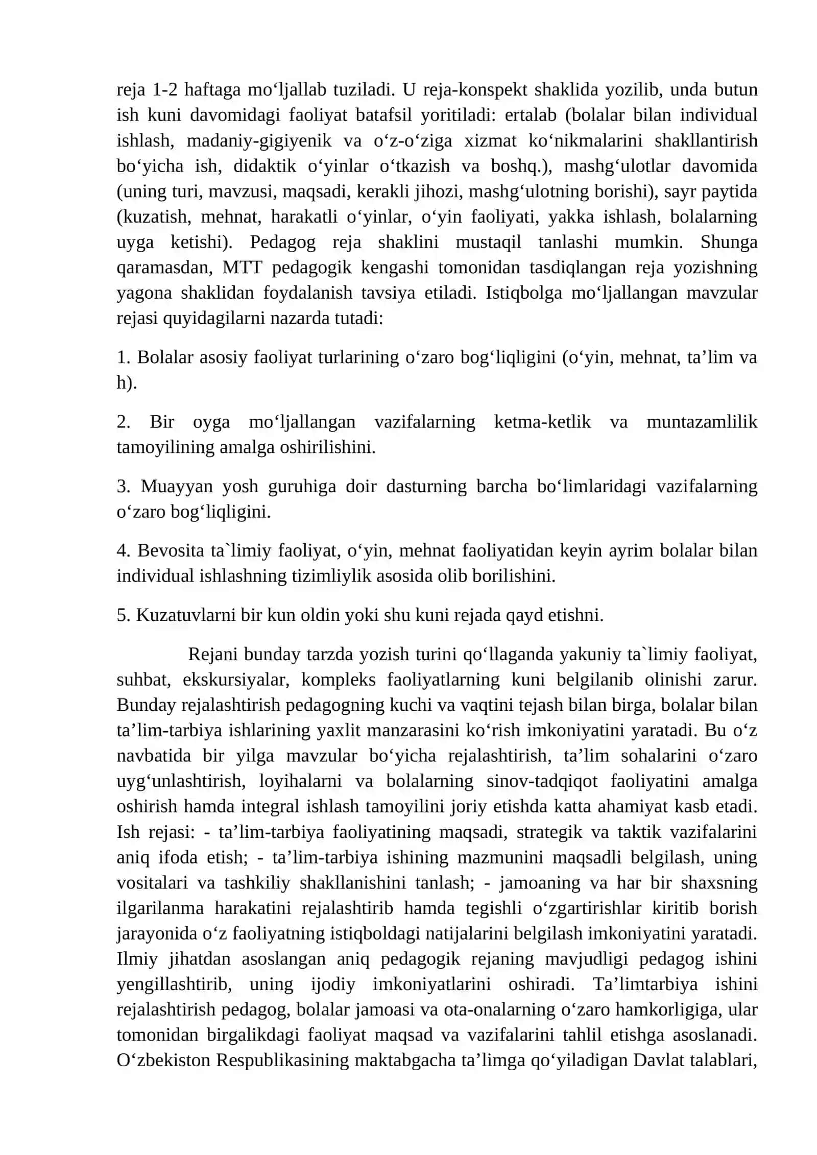 MAKTABGACHA TA’LIM TASHKILOTIGA QISQA MUDDATLI GURUHLARDA BOLALARNI MAKTABGA TAYYORLASH 2