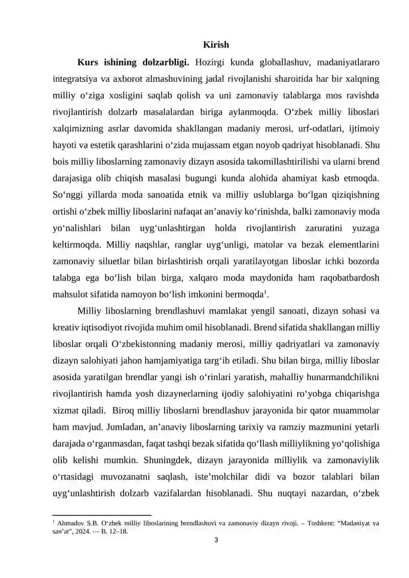 O‘zbek Milliy Liboslari Tarixi 2