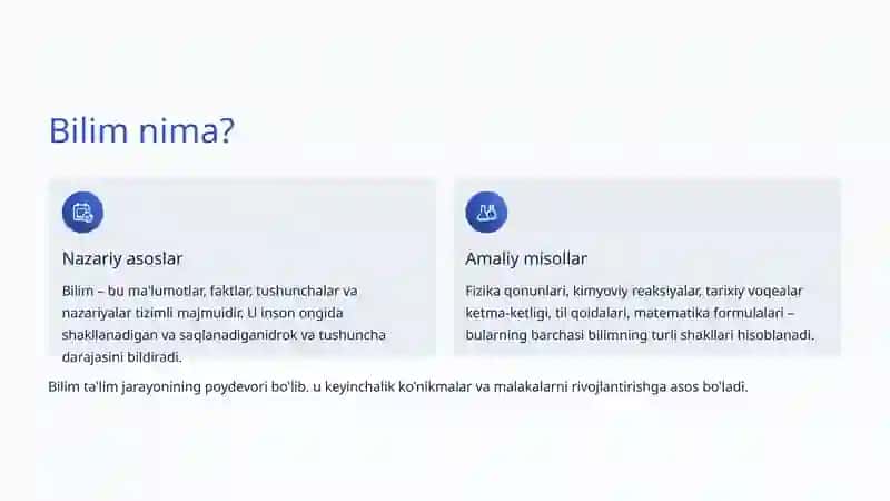 Bilim, Ko'nikma va Malaka: Ta'limning Uch Asosi 2