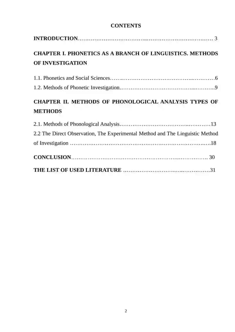 Methods of investigation in phonetics 2