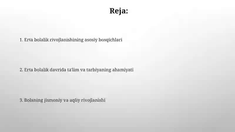 Erta bolalarni rivojlantirishning ahamiyati 2