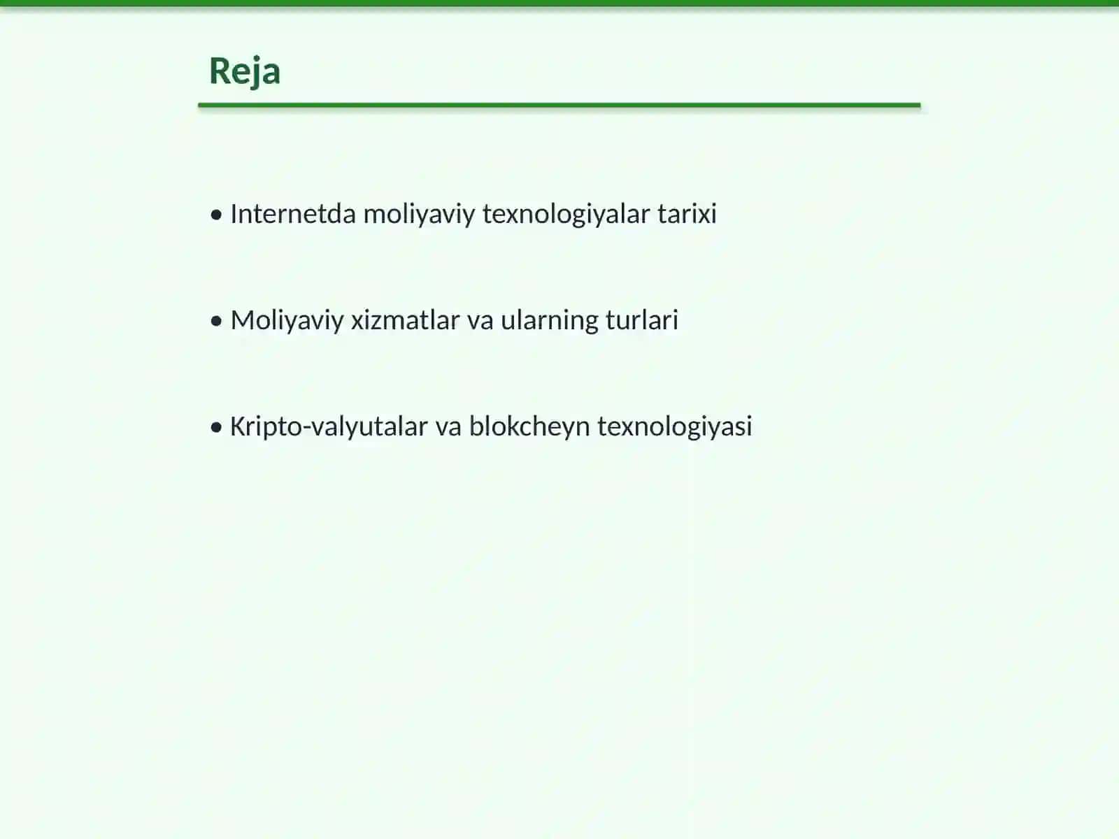 Internetdagi moliyaviy tizimlar 2