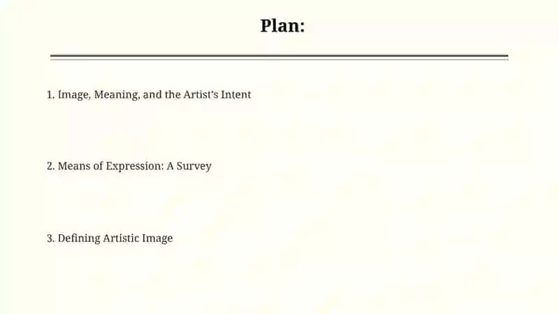 Means of Expression: A Survey 2