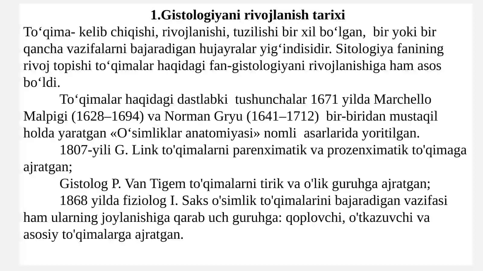 O‘SIMLIK TO‘QIMALARI VA ULARNING QISHLOQ XO‘JALIGIDAGI AHAMIYATI 2