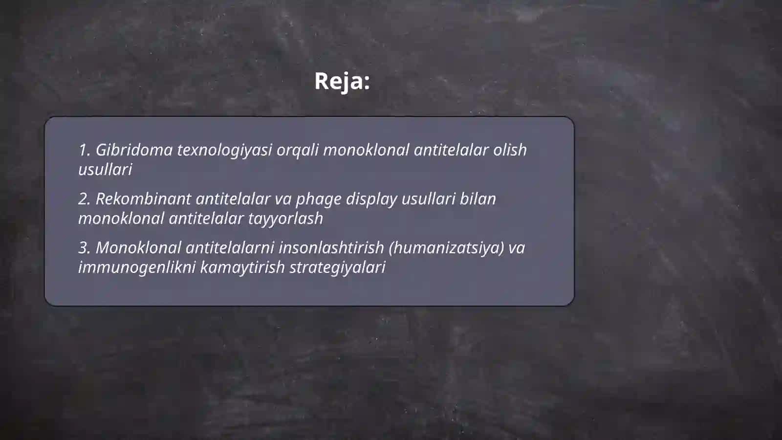 MONOKLONAL ANTITELALAR OLISH USULLARI VA MEDITSINA AMALYOTLARIDA QO‘LLANILISHI INTERFERON VA SITOKINLAR TA‘SIR MEXANIZMI 2