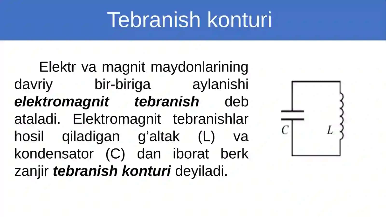 Erkinelektromagnit tebranishlar 2