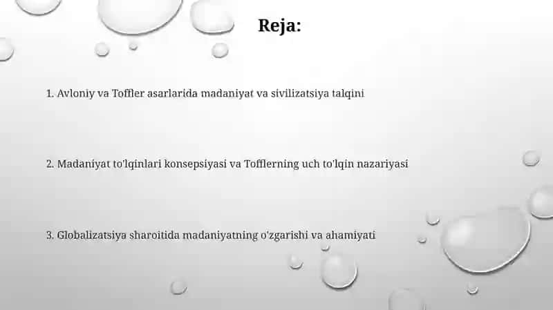 Avloniyning “Madaniyat to‘lqinlari” maqolasi va E.Tofflerning “Uchinchi to‘lqin” asarlari tahlili 2