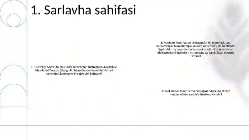 Sapfir-Jbk Dasturida Temirbeton Diafragmani Loyihalash Masalasini Yaratish 2