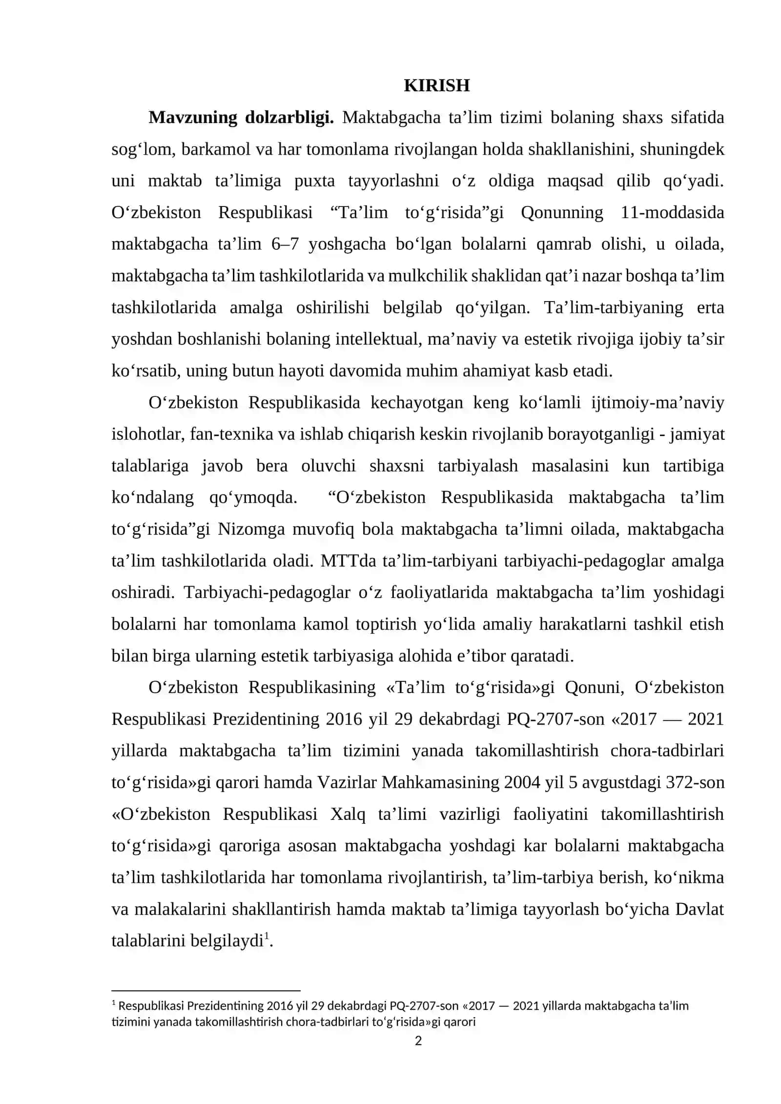 Tasviriy faoliyat-MTTda bolalar bilan olib boriladigan taʼlim- tarbiyaviy ishning bir qismi sifatida 2