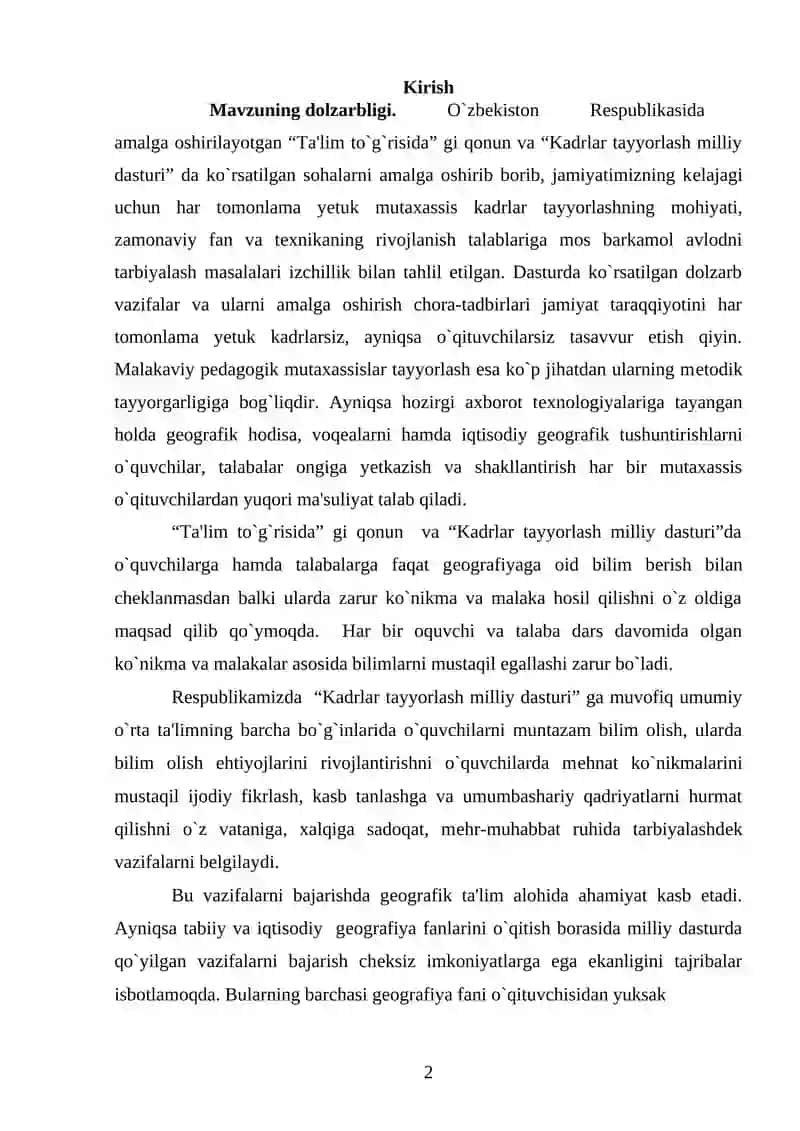 Farg`ona iqtisodiy rayoni mavzusini o`qitish 2