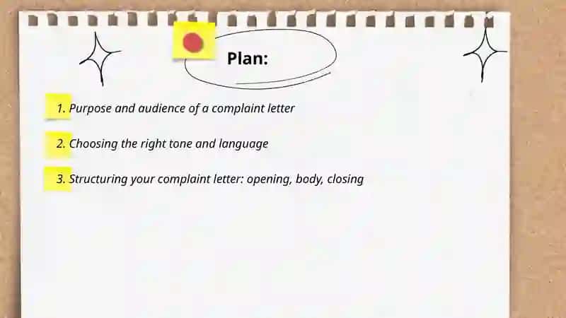 How to write complaint letter 2