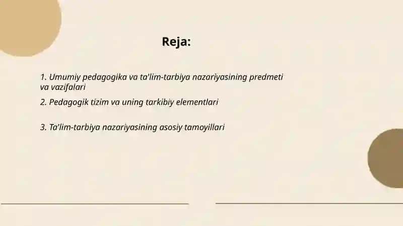 Umumiy pedagogika ta'lim-tarbiya nazariyasi 2