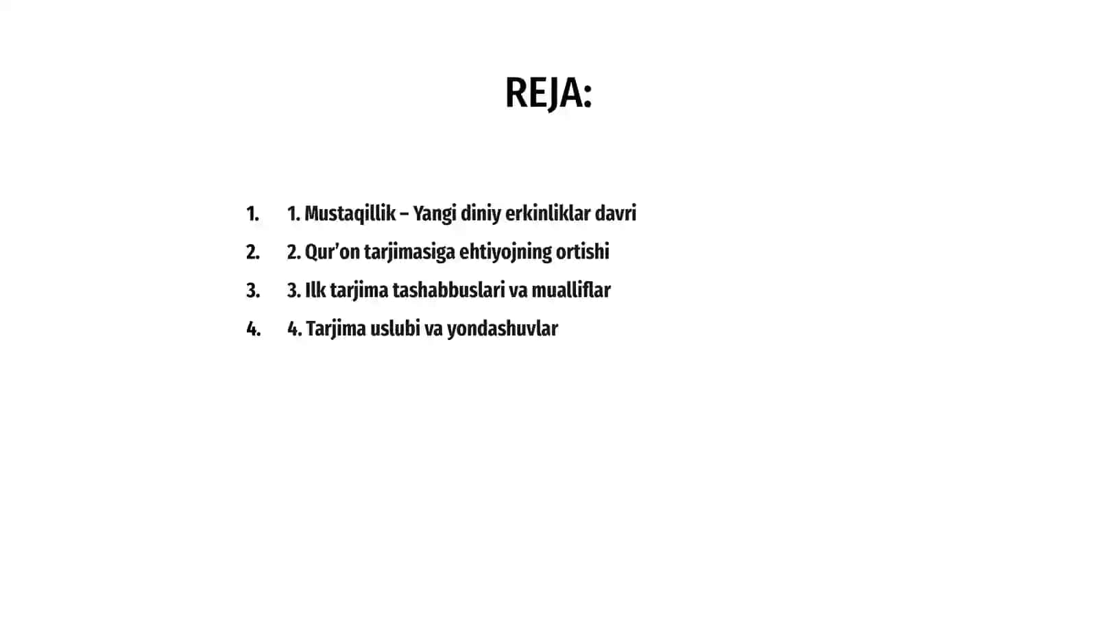 Qur’onni o’zbek tiliga tarjima qilinishi va tafsirlari 2