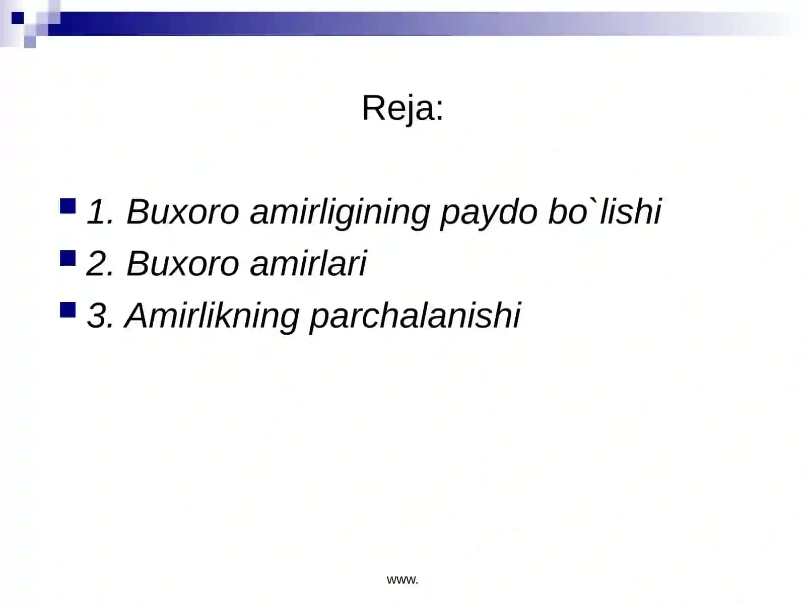 Buxoro amirligi 2