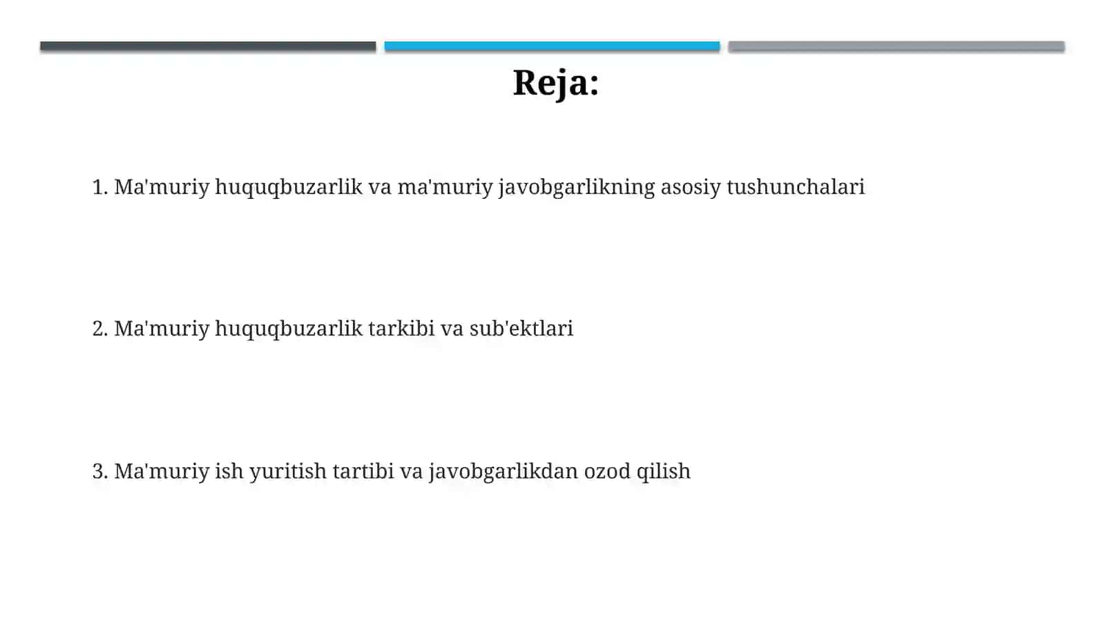Ma'muriy huquq buzarganlik va ma'muriy javobgarlik 2