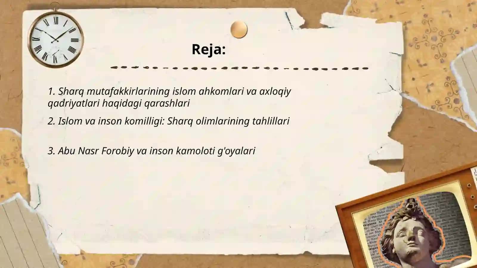 Sharq mutafakkirlarining islom dinining inson kamolotiga ta'siri haqidagi g'oyalari 2